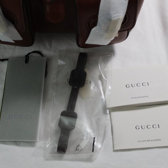 NWT Gucci GG Bamboo Vintage 1947 Front Pocket Backpack Sling Rucksack Bag 702101 main image 15
